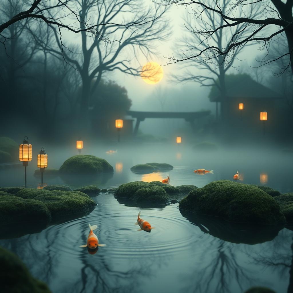 Moss・石・Pond のイメージ