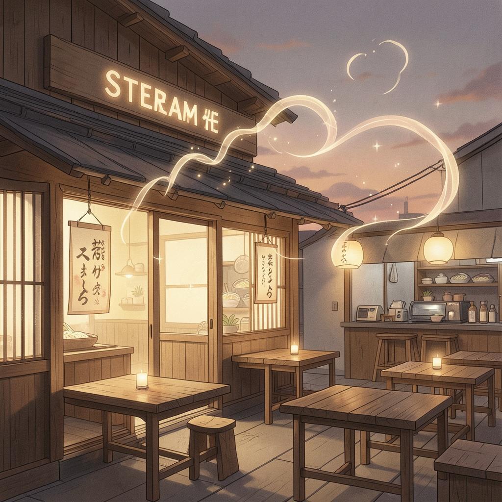 ラーメン・湯気・シマー のイメージ