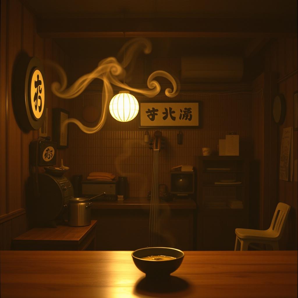 ラーメン・湯気・グロウ のイメージ