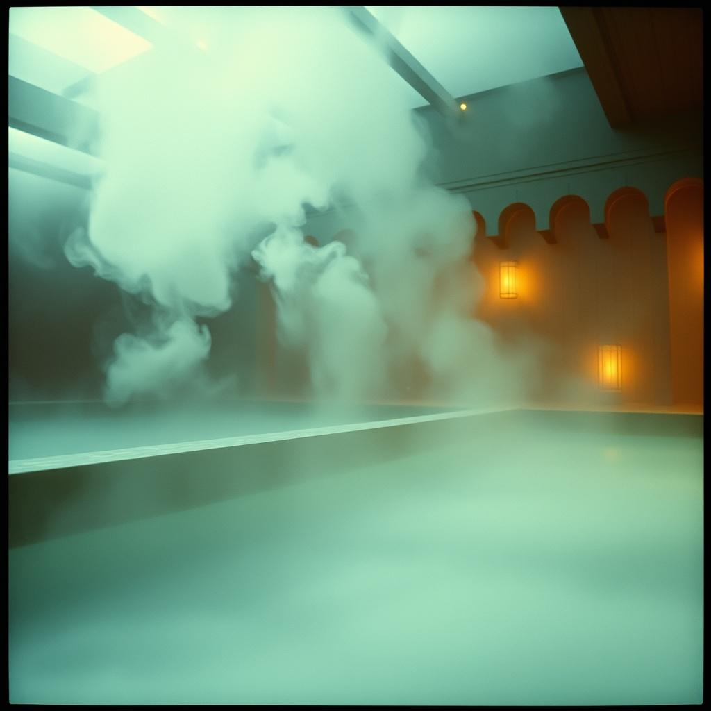 湯気・Bath・静かな・ドリフト のイメージ