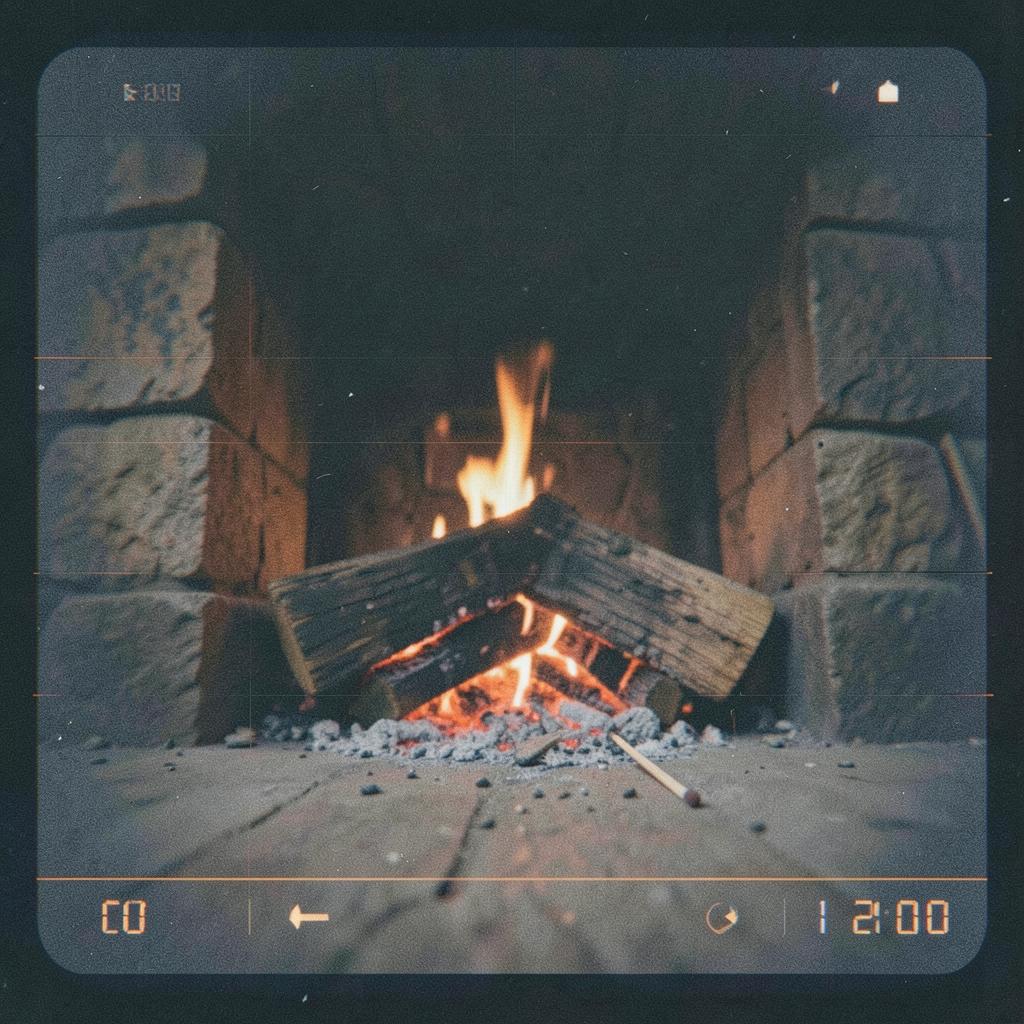 【冬洋楽】Slow Burn Fireplace のイメージ