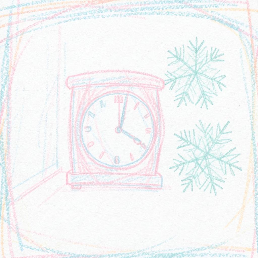 【クリスマス】とけいの針は12時 のイメージ