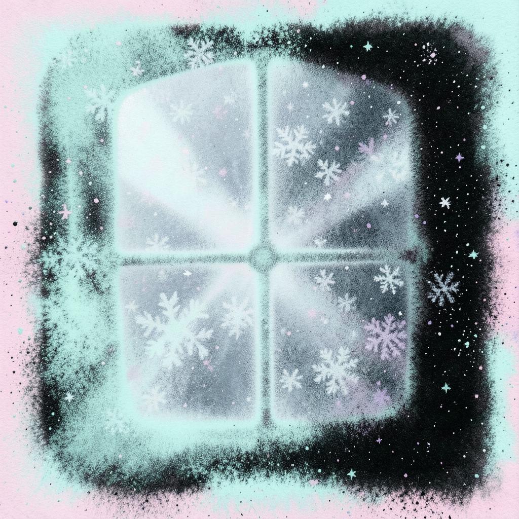【クリスマス】窓に降る雪 Ⅲ のイメージ