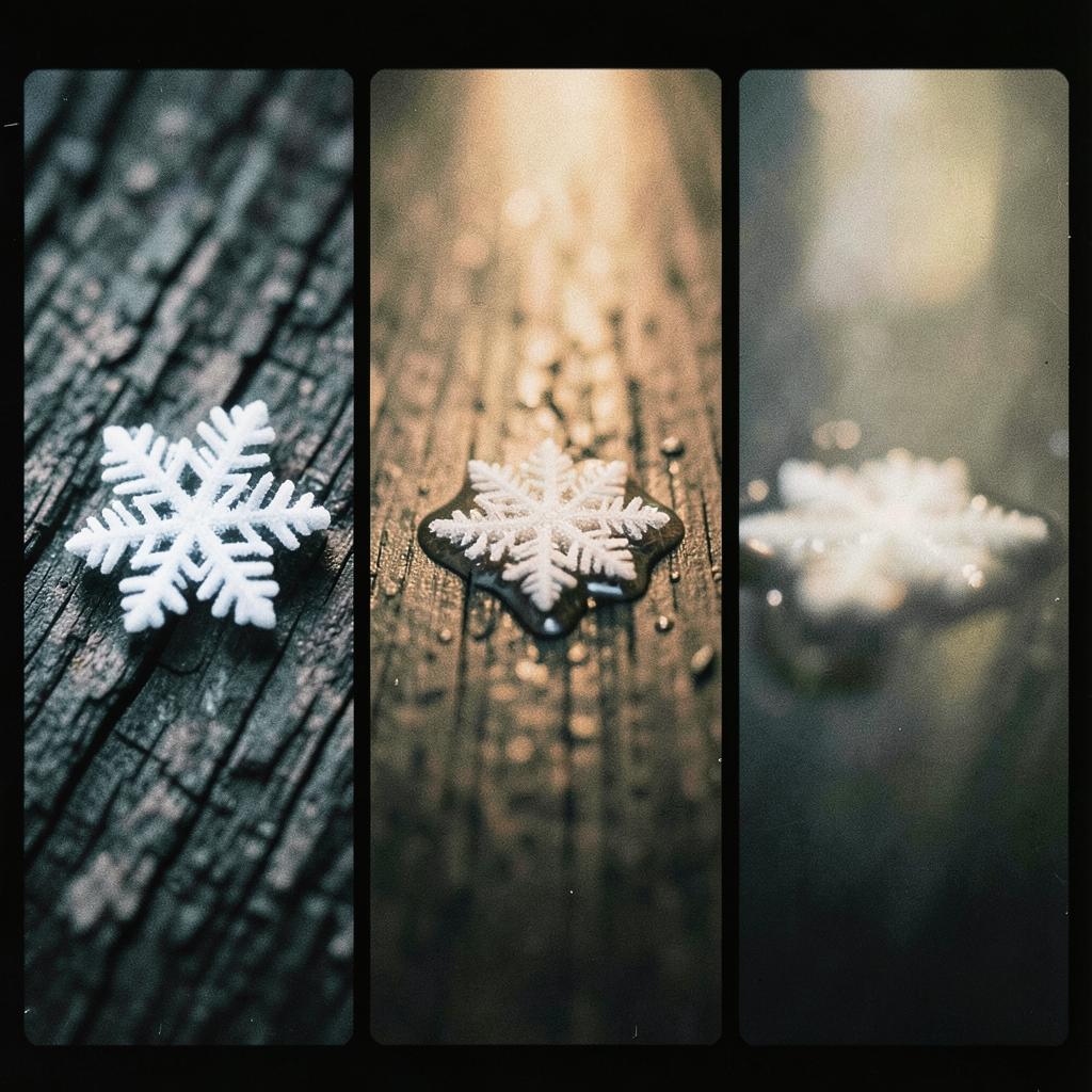 【クリスマス】手のひらの雪 のイメージ