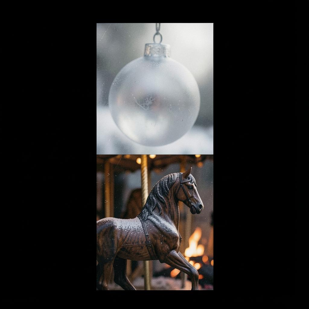 【クリスマス】雪あかりのメリーゴーランド のイメージ