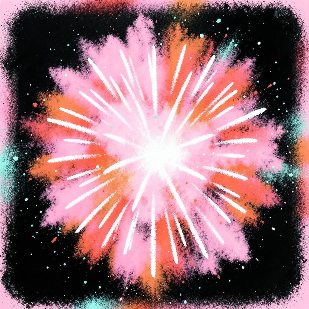【クリスマス】白い花火 Ⅱ のイメージ