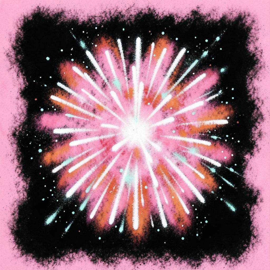 【クリスマス】白い花火 のイメージ