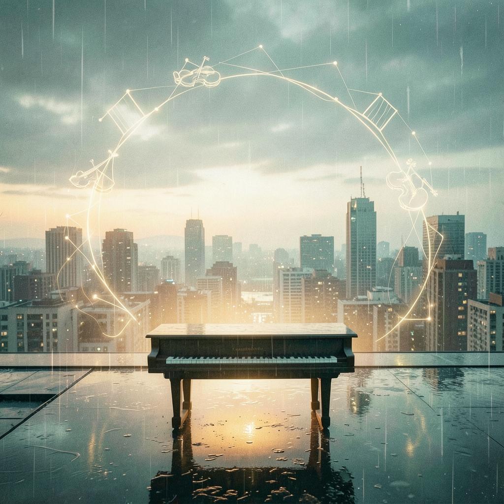 ガラス・雨・記憶・テンション のイメージ