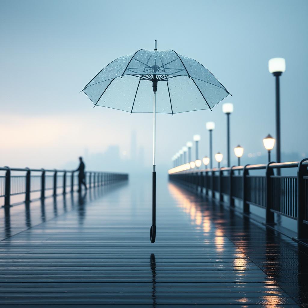 ガラス・雨・Promenade のイメージ