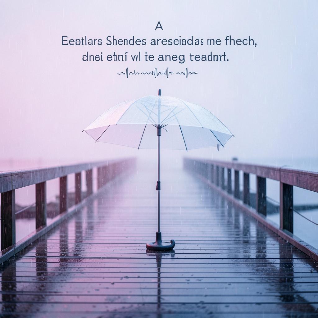 ガラス・雨・Promenade・テンション のイメージ