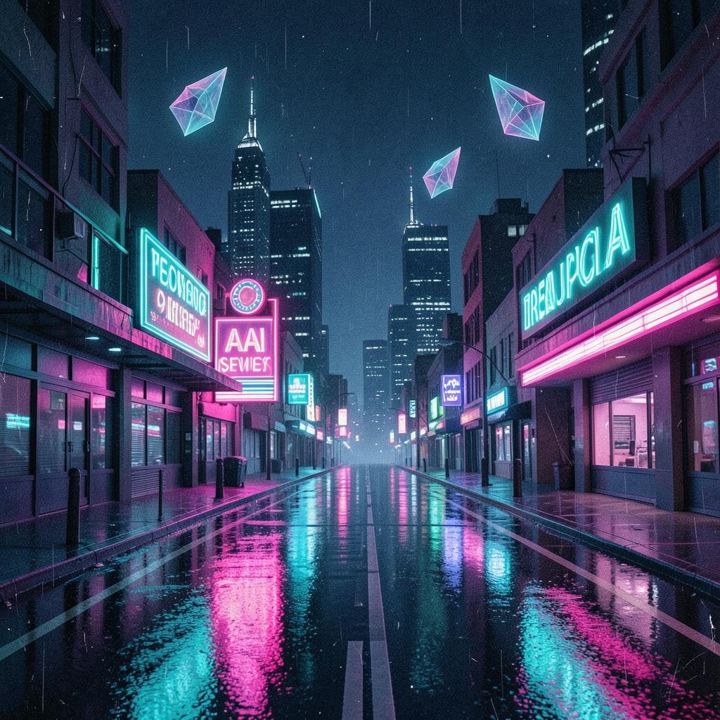 真夜中・越え・ネオン のイメージ