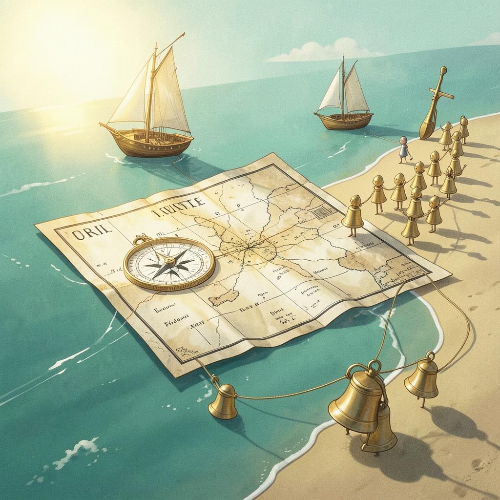 宝物・地図・ホップ のイメージ