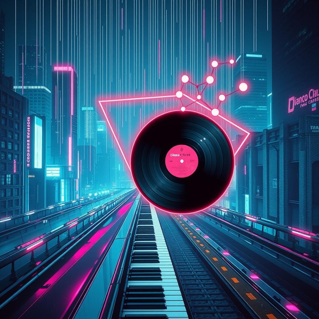 ネオン・Patch・音符・シグナル のイメージ