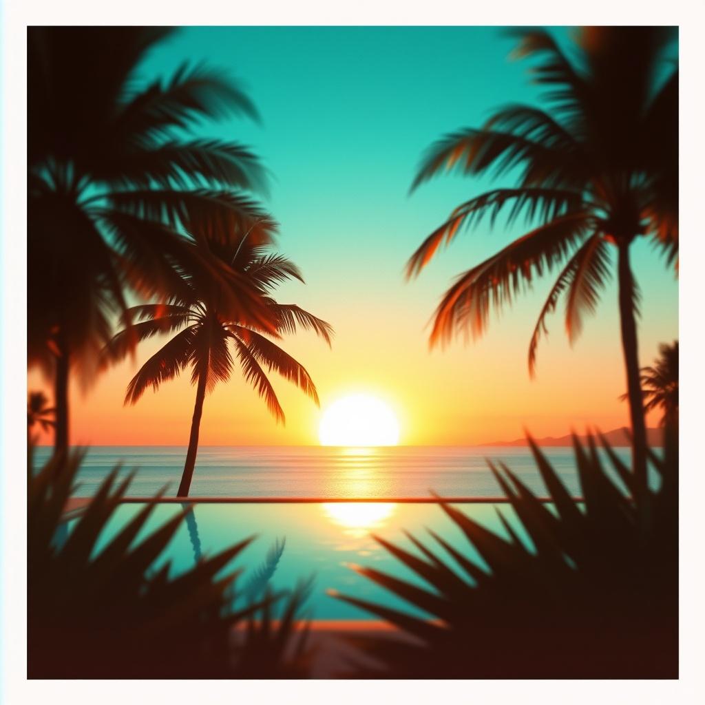 日没・Palm・漂い のイメージ