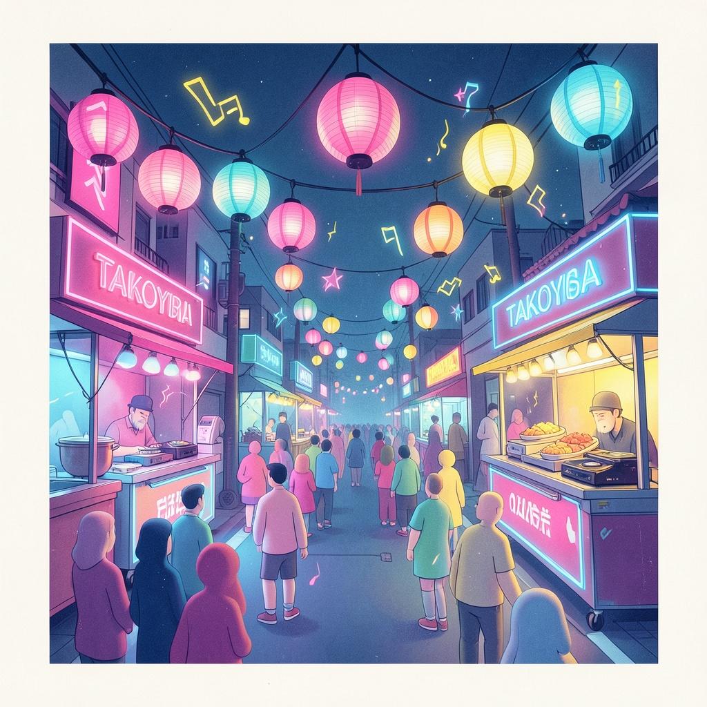 Yatai・Takoyaki・夜 のイメージ