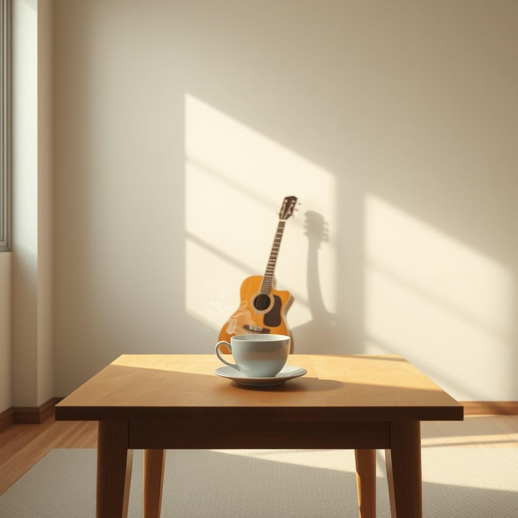 湯気・on・紅葉・Table・小川 のイメージ