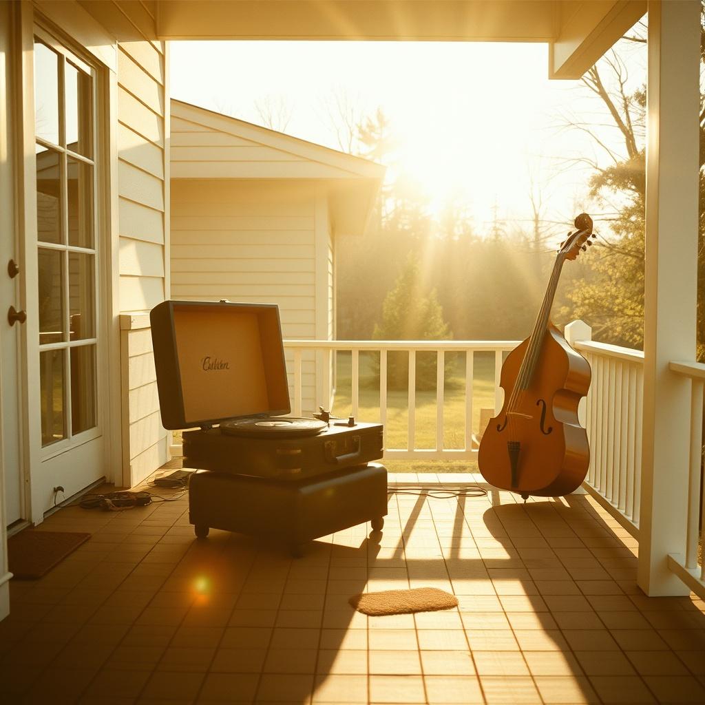 Sunlit・Porch・ループ・小川 のイメージ