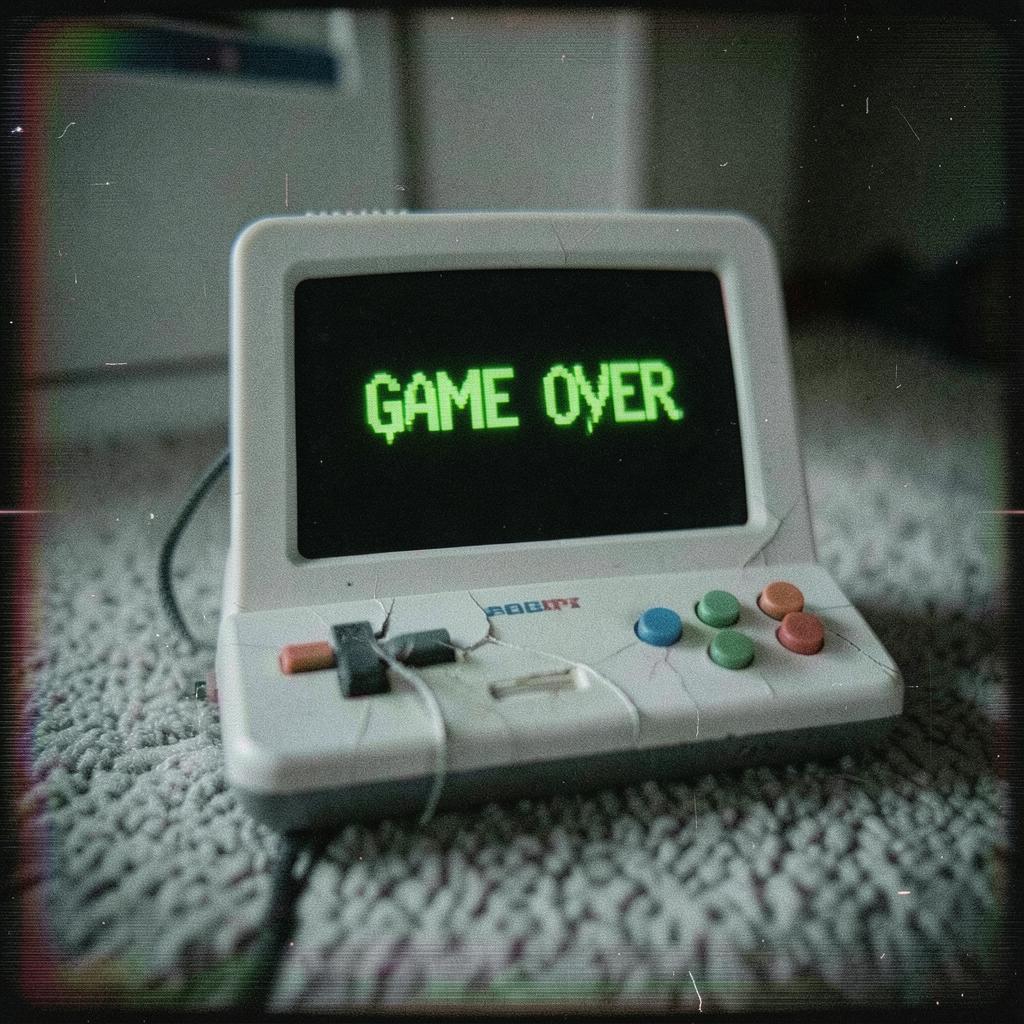 【ゲーム】8bitのゲームオーバー のイメージ