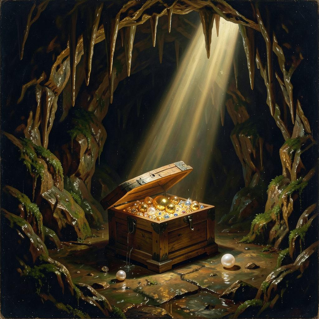 【ゲーム】古びた洞窟を宝箱を見つけた時に のイメージ