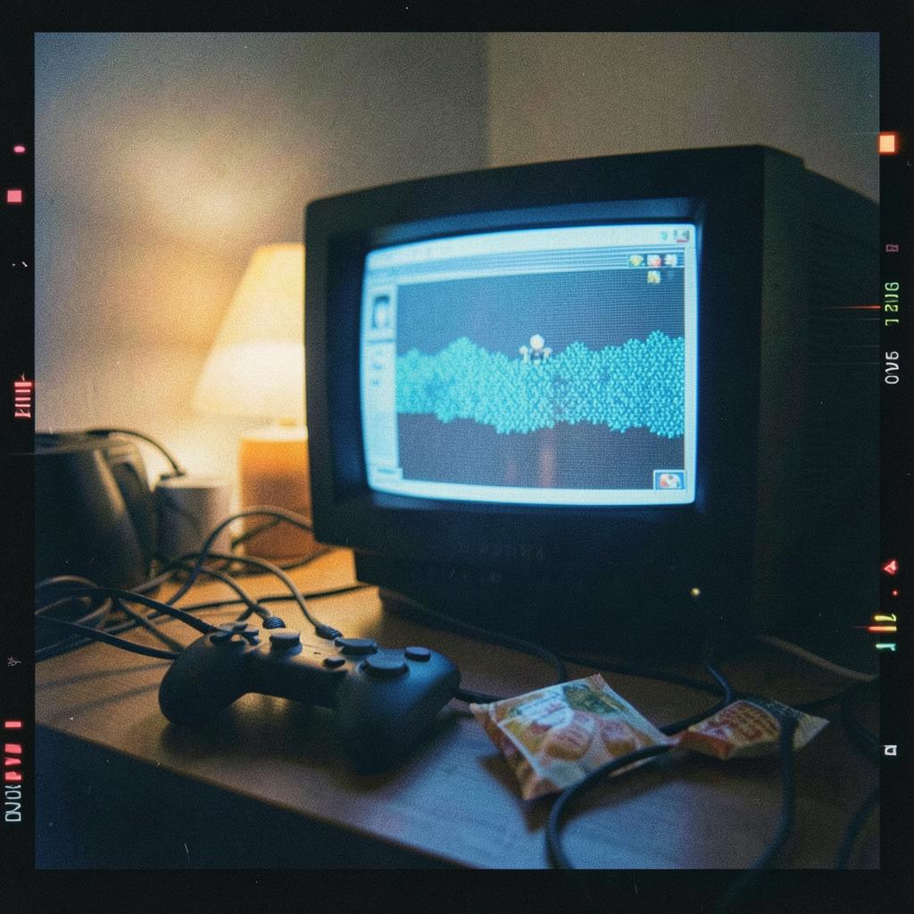 【ゲーム】やり込み要素に没頭する深夜に のイメージ