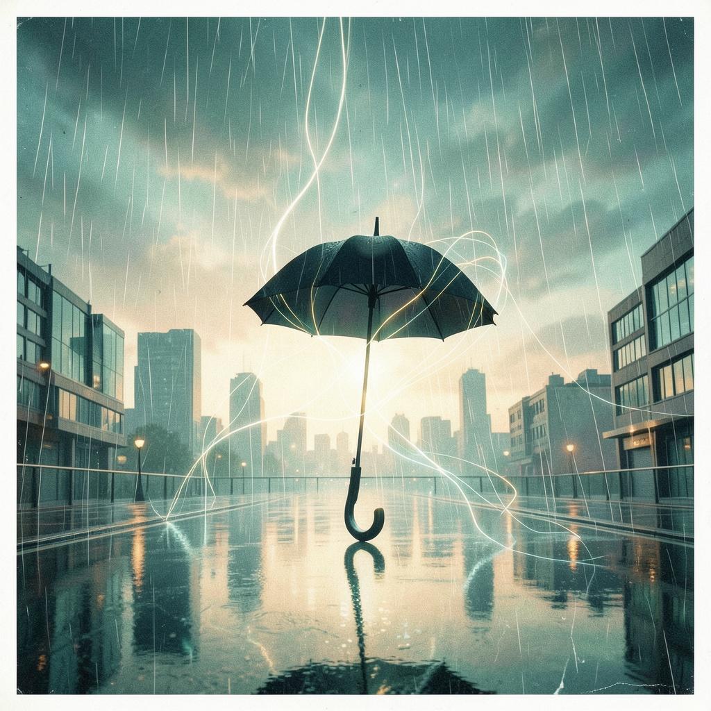 ガラス・雨・Promise・春色 のイメージ
