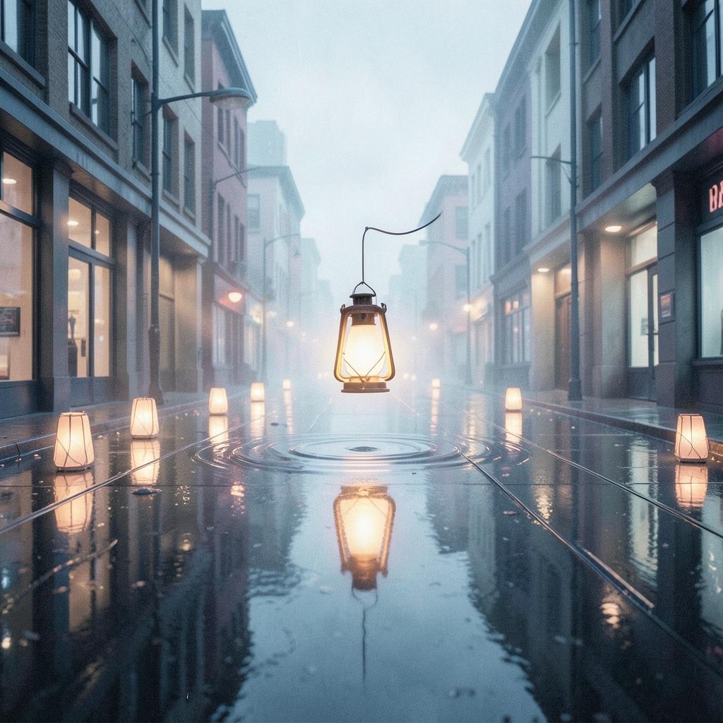 Lantern・雨・ときめき のイメージ