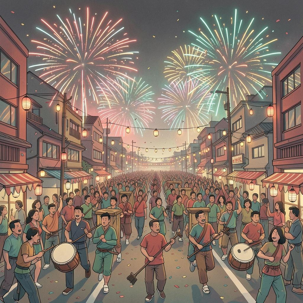 Fireworks・At・祭り のイメージ