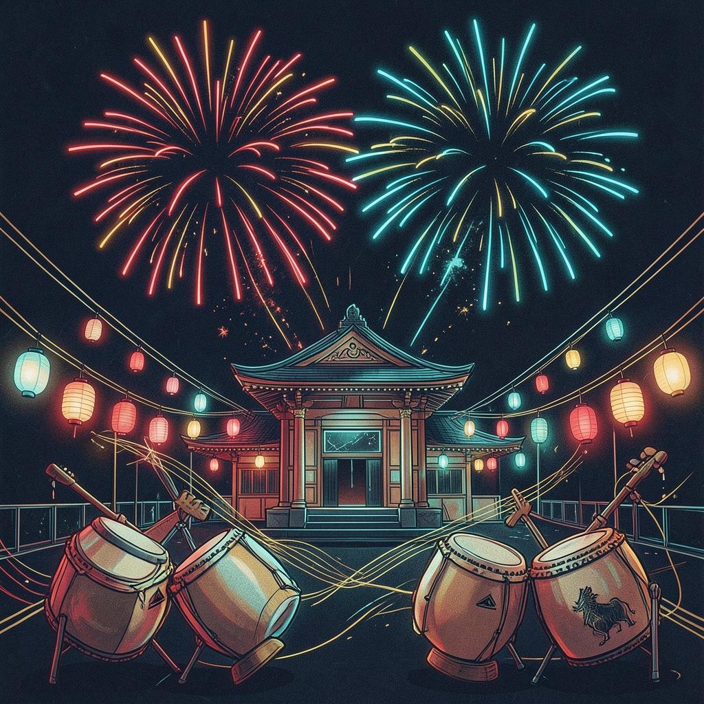 Hanabi・祭り・桜吹雪 のイメージ