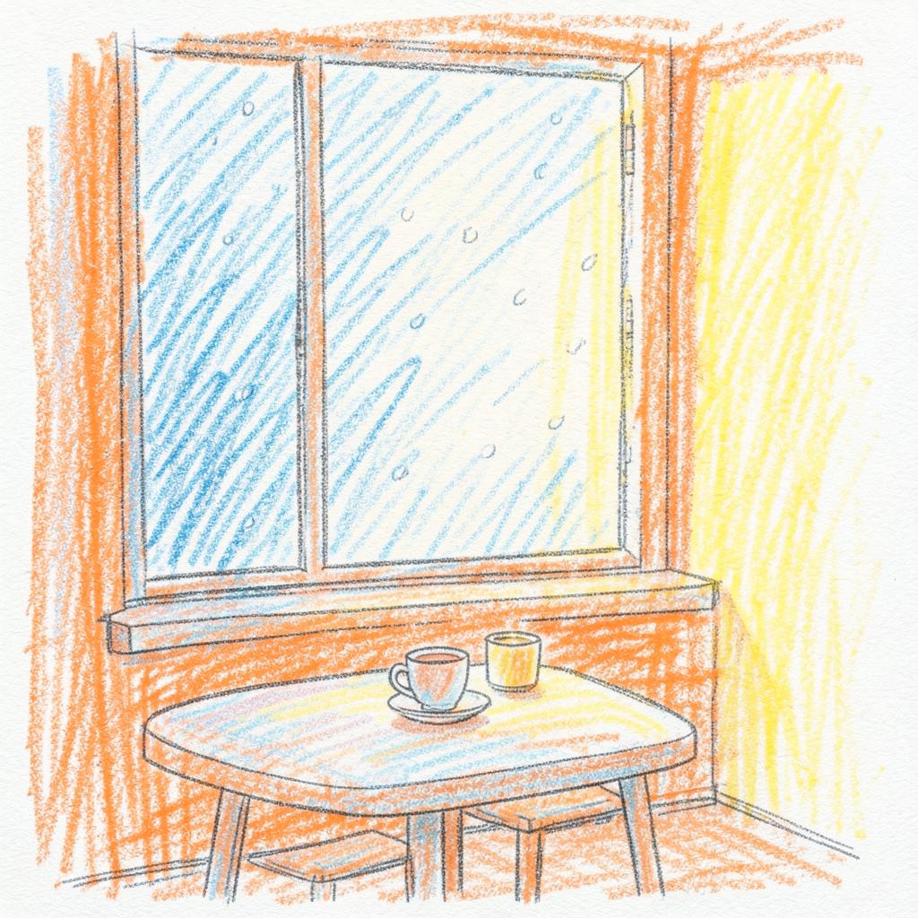 【カフェ用】雪の日のカフェに Ⅱ のイメージ