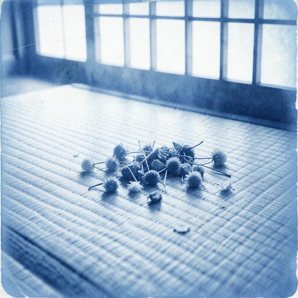 【カフェ用】古民家カフェの畳の上で のイメージ