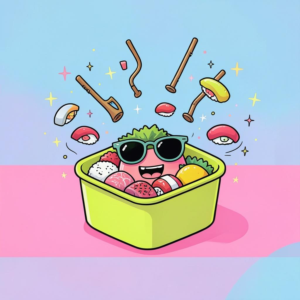 Popping・Bento・Bits・ブルー のイメージ