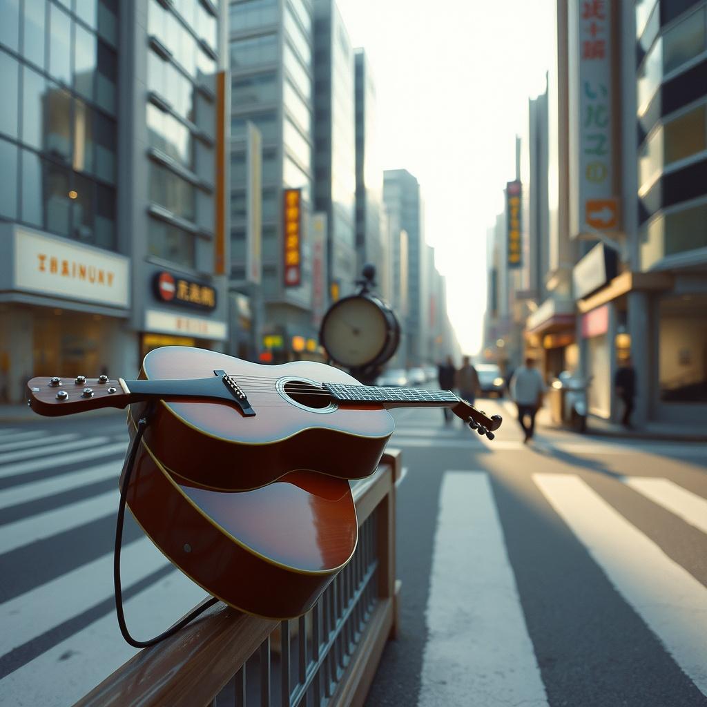 渋谷・朝・漂い・ブルー のイメージ