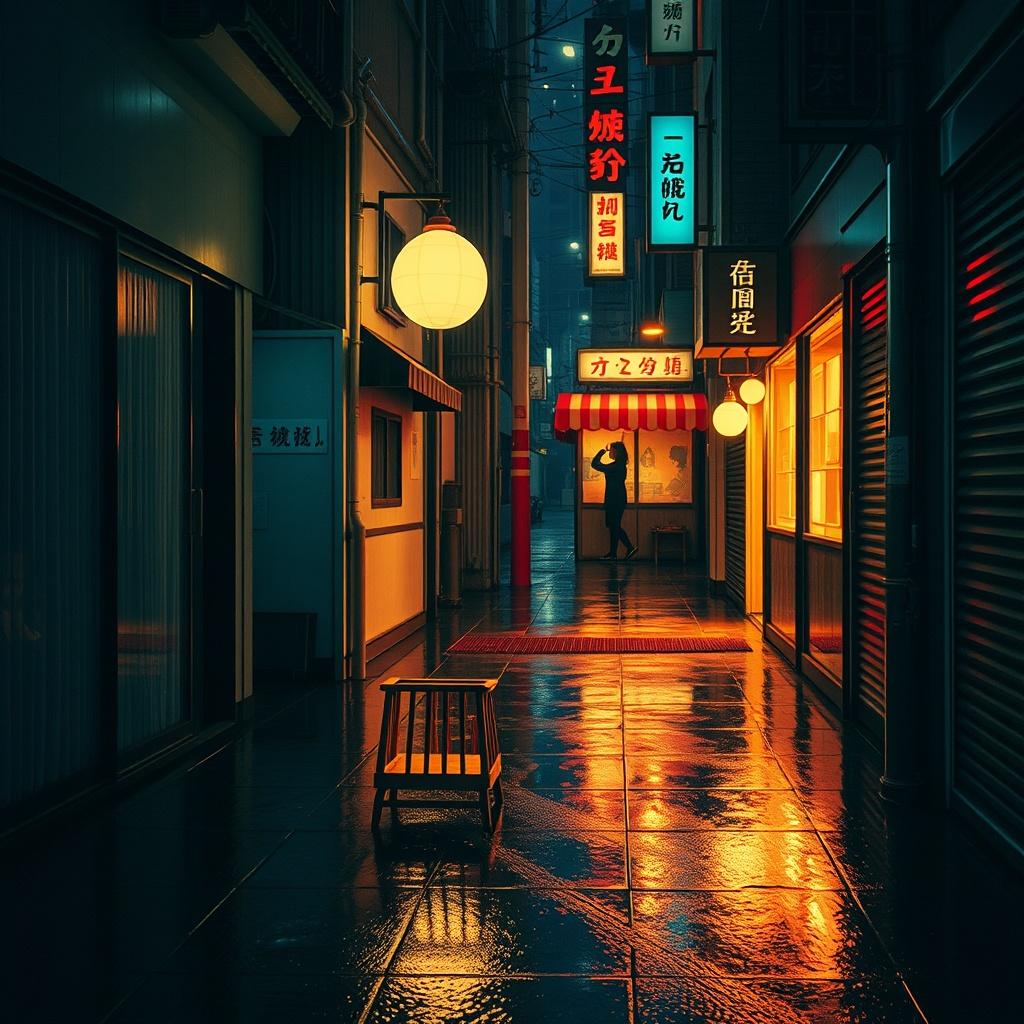 東京・カフェ・夜 のイメージ