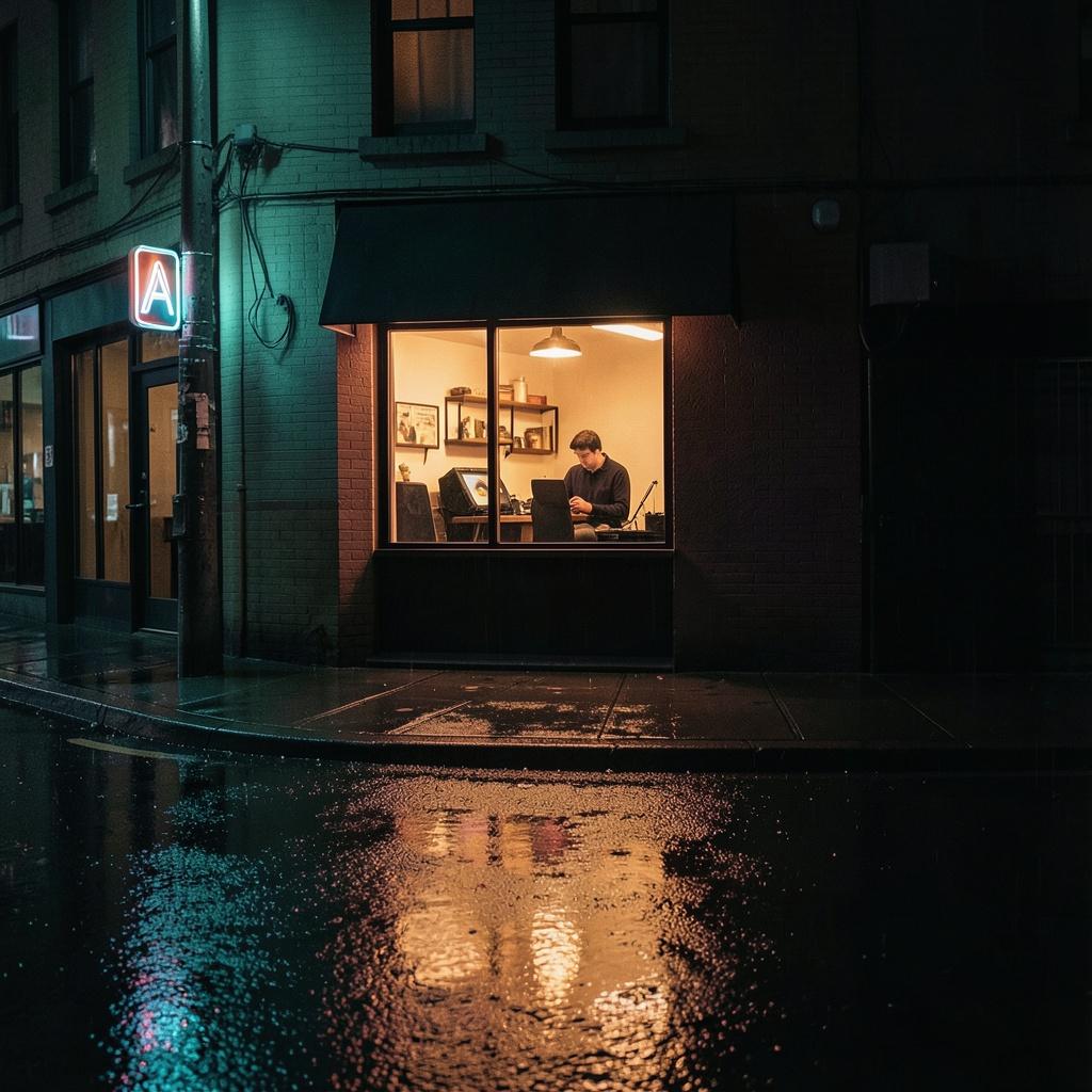 東京・カフェ・夜・ムーン のイメージ