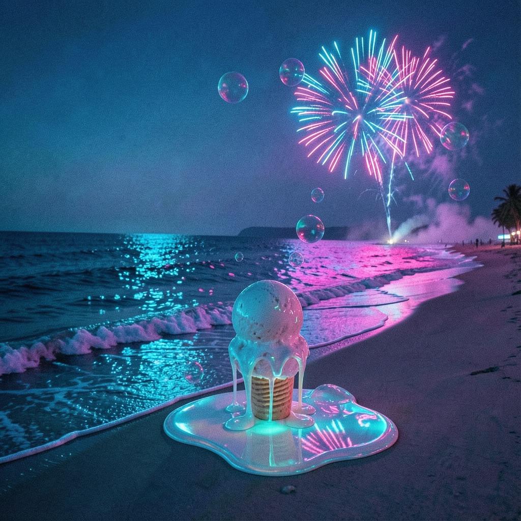砂浜のアイス 2 のイメージ
