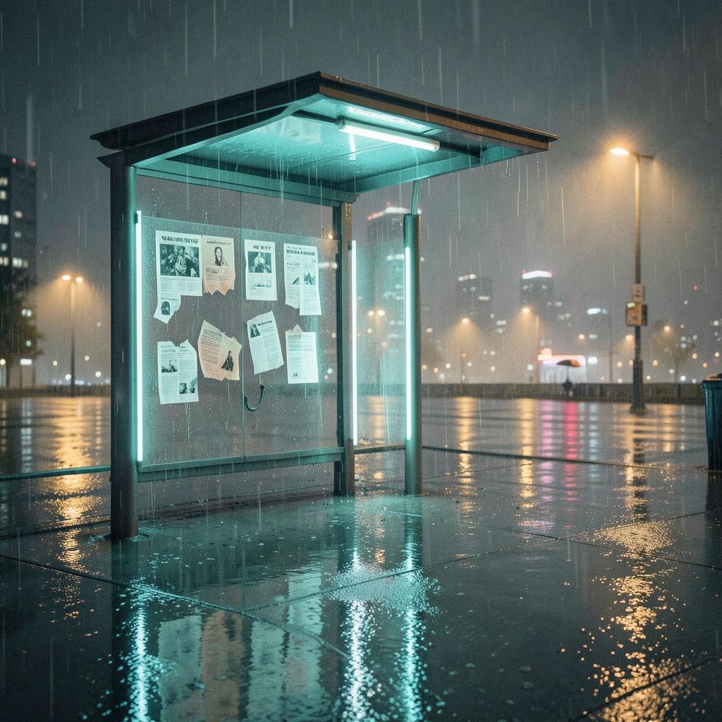 Bus Stop Rain のイメージ