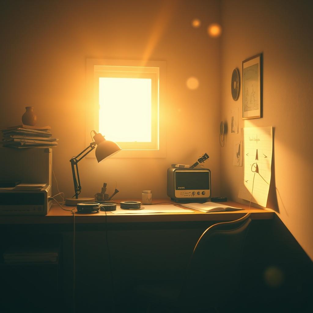 Desk・Lamp・漂い・レコード のイメージ