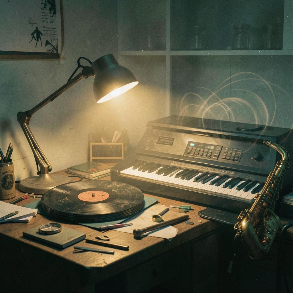 Desk・Lamp・漂い・レイン のイメージ