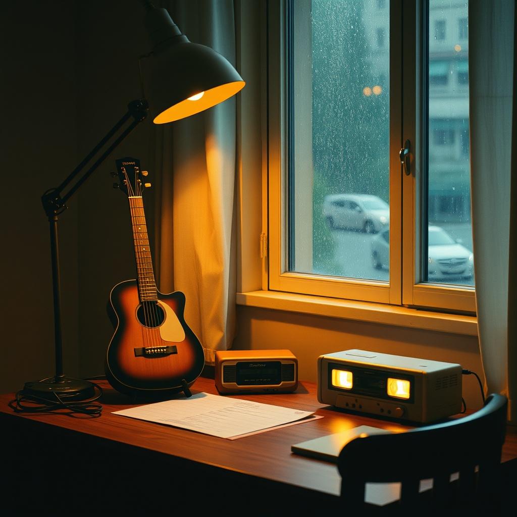 Late・Desk・雨 のイメージ
