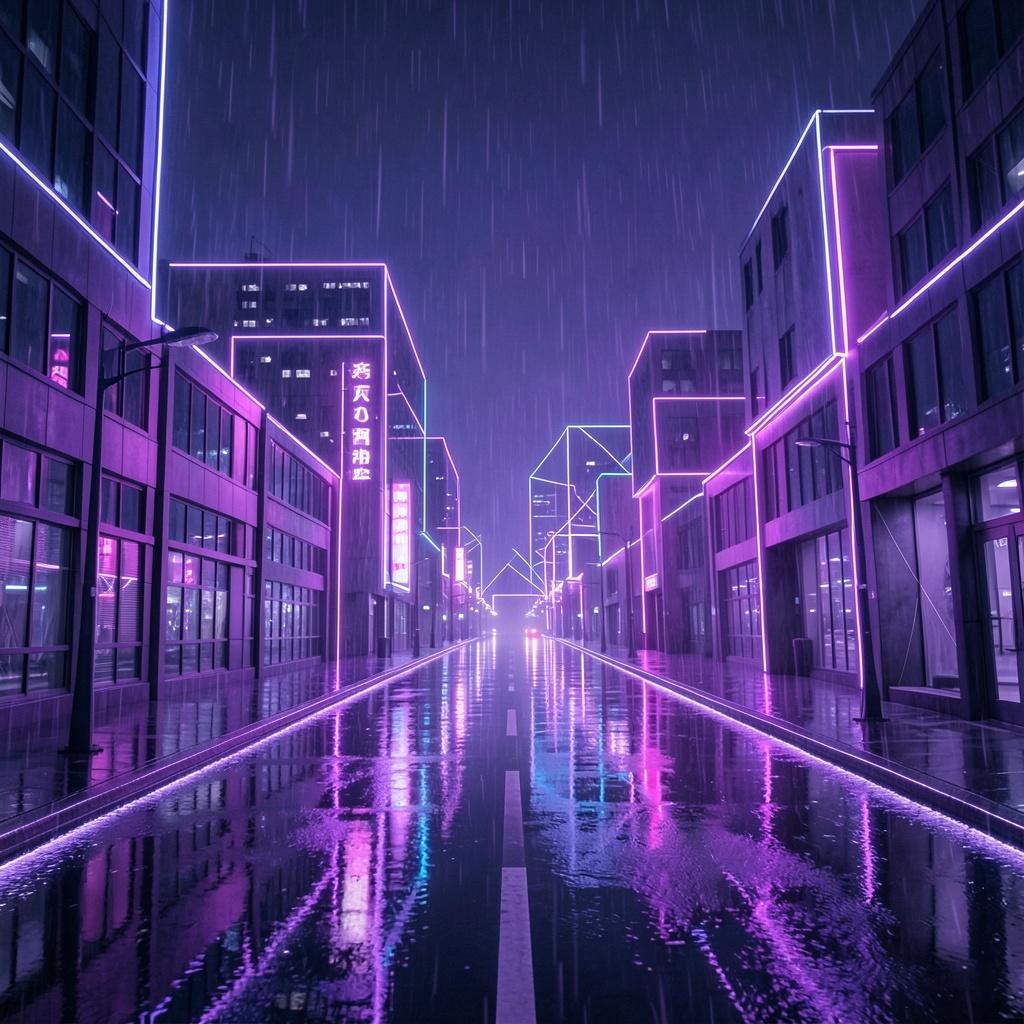 Neon Rain Lofi のイメージ