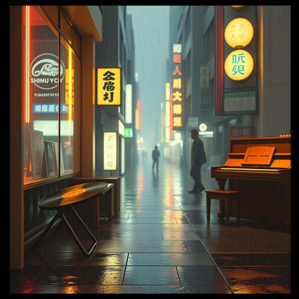 雨・On・渋谷・ガラス のイメージ
