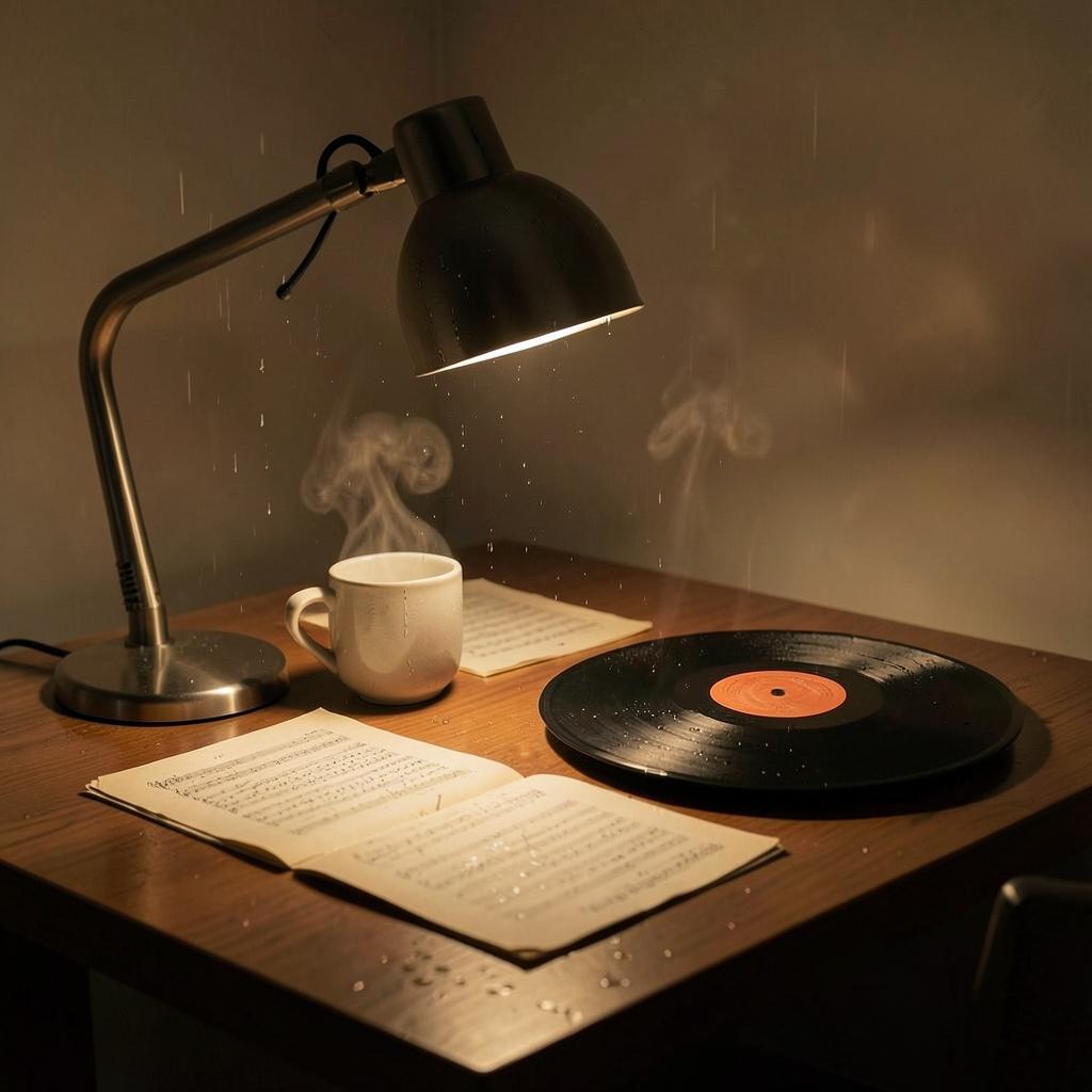 Rainy・Desk・音符・ルーム のイメージ