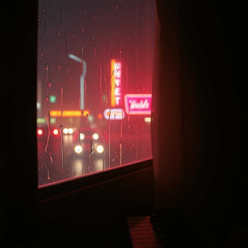 Rainy・窓・ループ・コーヒー のイメージ