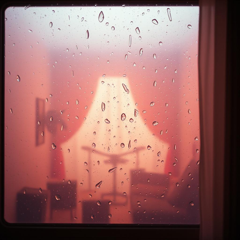 Rainy・窓・音符・ダスト のイメージ