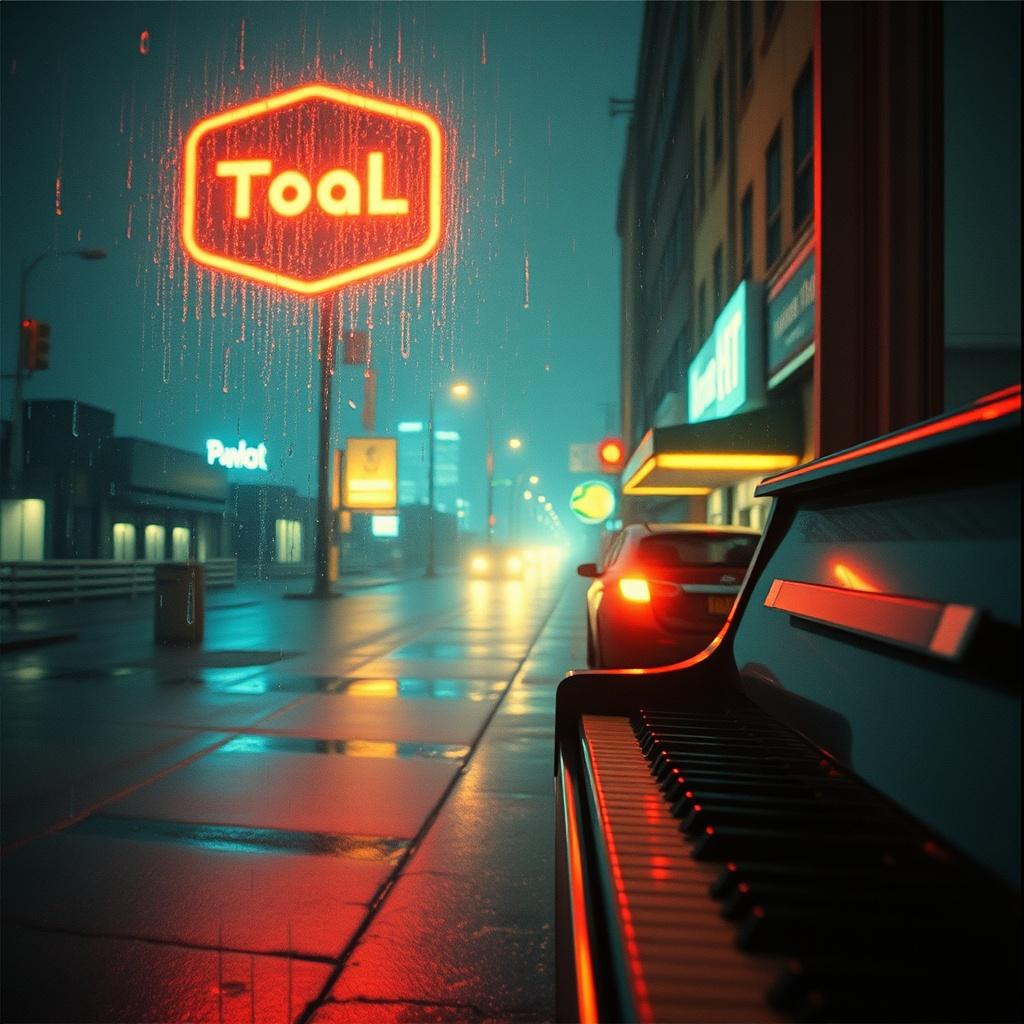 Rainy・窓・音符・コーヒー のイメージ