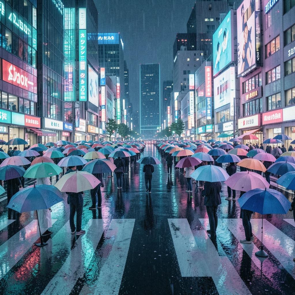 Shibuya Crossing Rain のイメージ