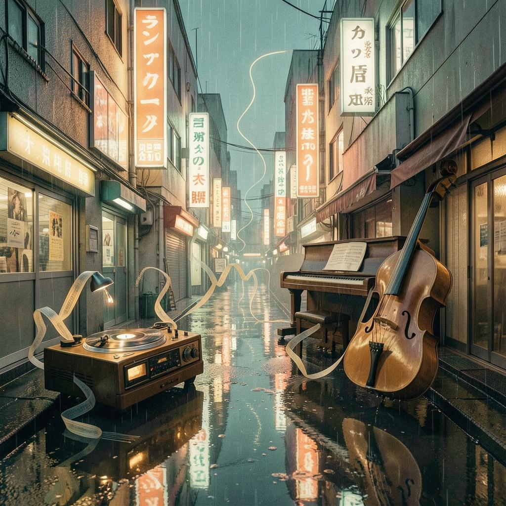 渋谷・雨・ループ・コーヒー のイメージ