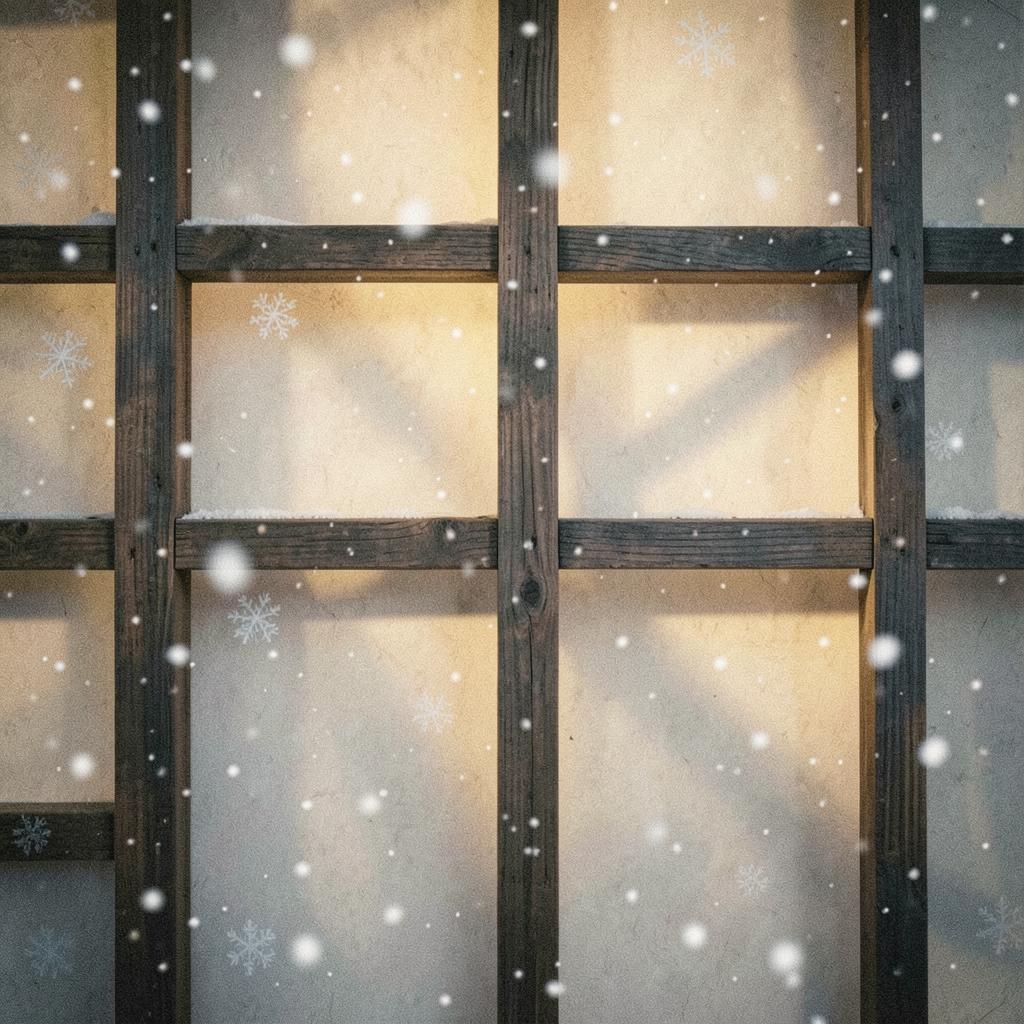 障子越しの雪 Ⅱ のイメージ