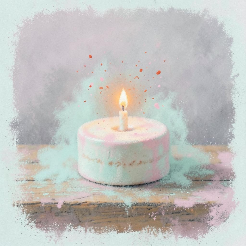 【育児動画用】誕生日を祝う食卓に のイメージ