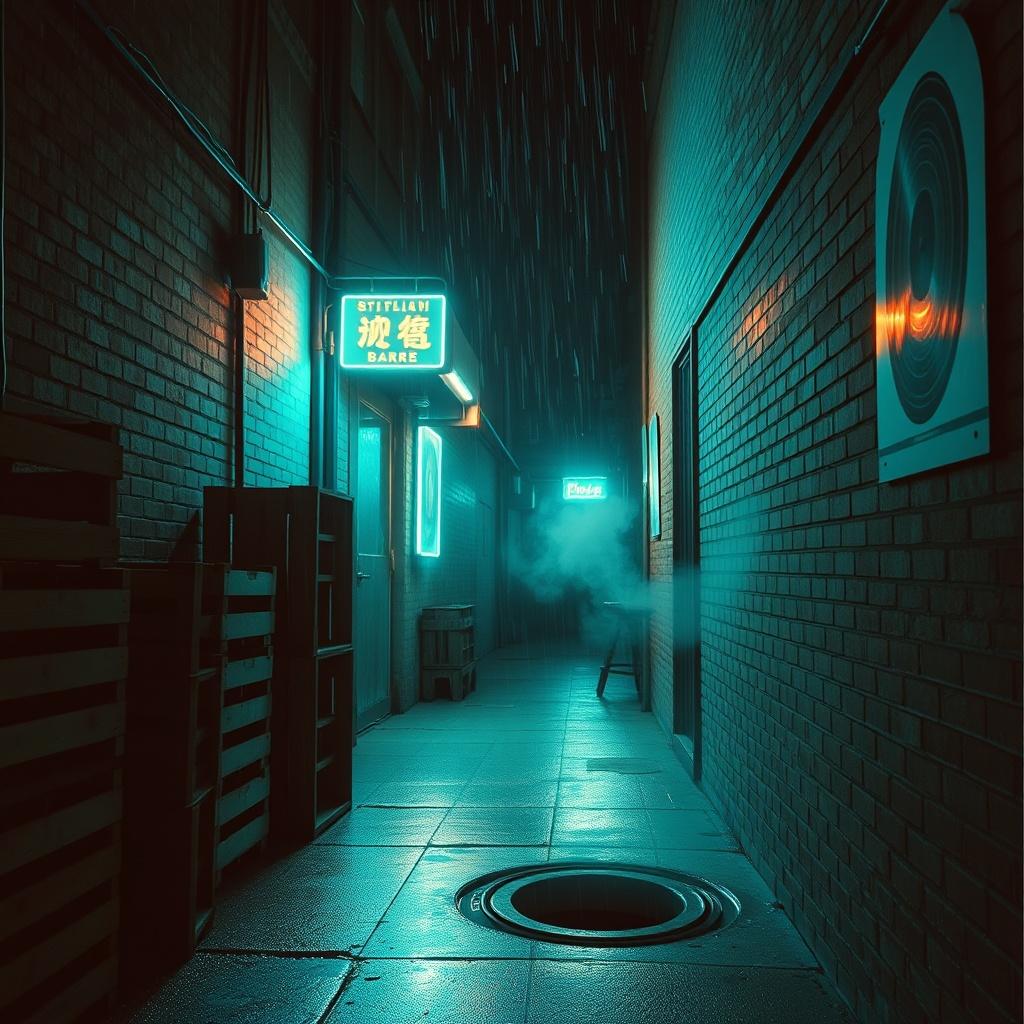 Back・路地・Crates・アルファ のイメージ